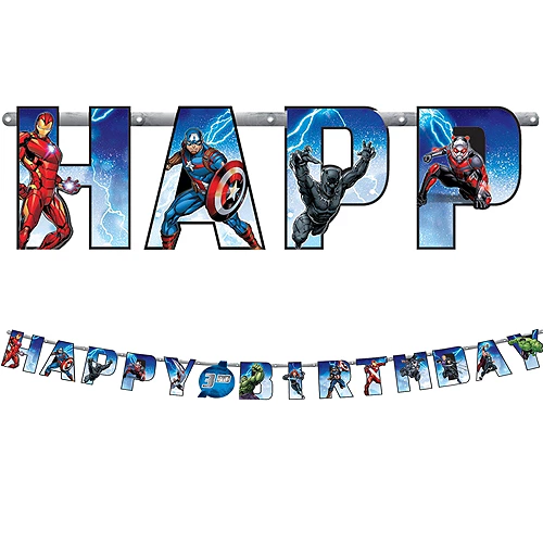 PartyCity Avengers Birthday Banner Kit