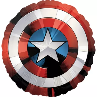 PartyCity Giant Captain America Shield Balloon - Avengers