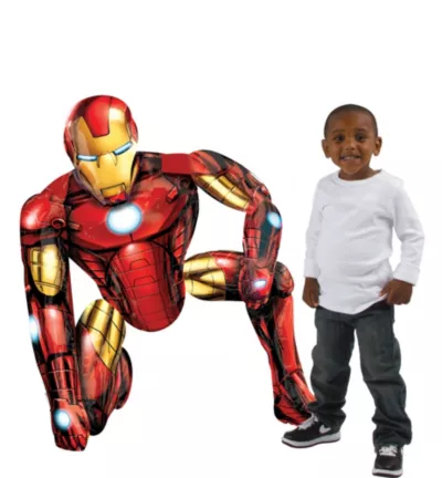 PartyCity Giant Gliding Iron Man Balloon 46in