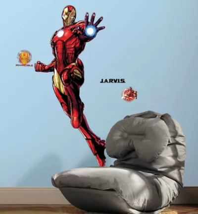 PartyCity Iron Man Wall Decals 9pc - Avengers