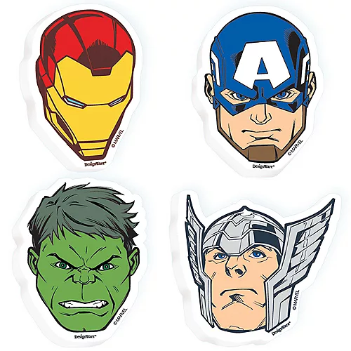 PartyCity Avengers Erasers 4ct