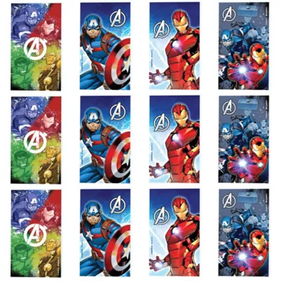 PartyCity Avengers Notepads 12ct