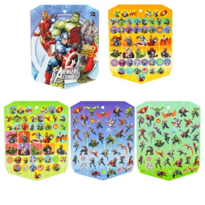 PartyCity Jumbo Avengers Sticker Book 8 Sheets