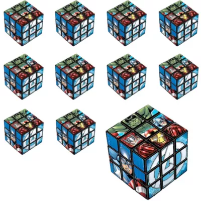  PartyCity Avengers Puzzle Cubes 24ct