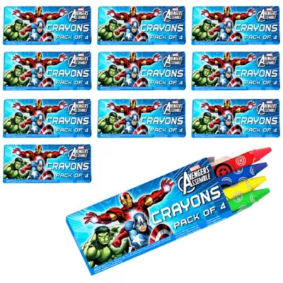 PartyCity Avengers Crayons 48ct