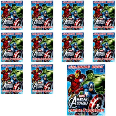 PartyCity Avengers Coloring Books 48ct