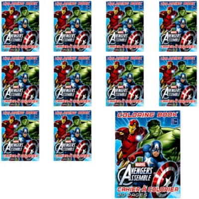  PartyCity Avengers Coloring Books 48ct