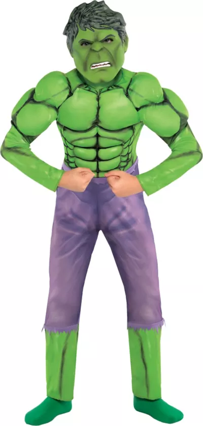 PartyCity Boys Hulk Muscle Costume