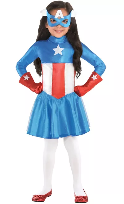 PartyCity Toddler Girls American Dream Costume