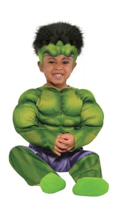 PartyCity Baby Hulk Muscle Costume