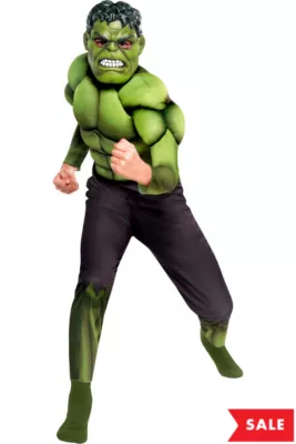 PartyCity Boys Hulk Muscle Costume - The Avengers