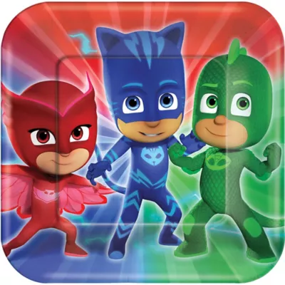 PartyCity PJ Masks Lunch Plates 8ct