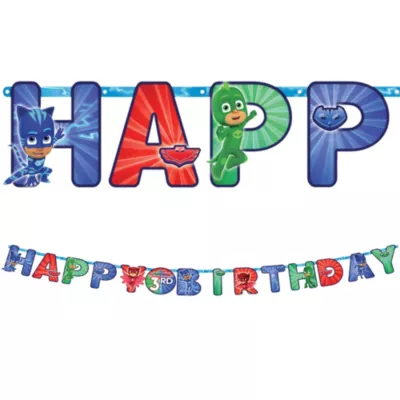 PartyCity PJ Masks Birthday Banner Kit
