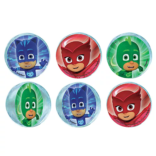 PartyCity PJ Masks Bounce Balls 6ct