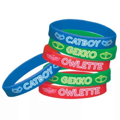 PartyCity PJ Masks Wristbands 6ct