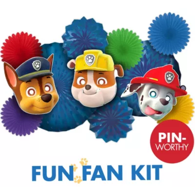 PartyCity PAW Patrol Fun Fan Kit