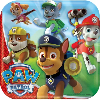 PartyCity PAW Patrol Lunch Plates 8ct