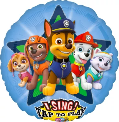 PartyCity Singing PAW Patrol Balloon