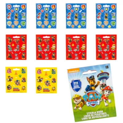 PartyCity PAW Patrol Sticker Book 9 Sheets