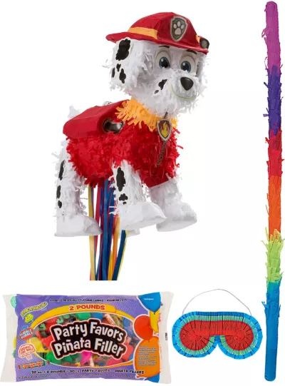 PartyCity Marshall Pinata Kit with Candy & Favors - PAW Patrol