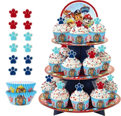 PartyCity Deluxe PAW Patrol Cupcake Kit for 24