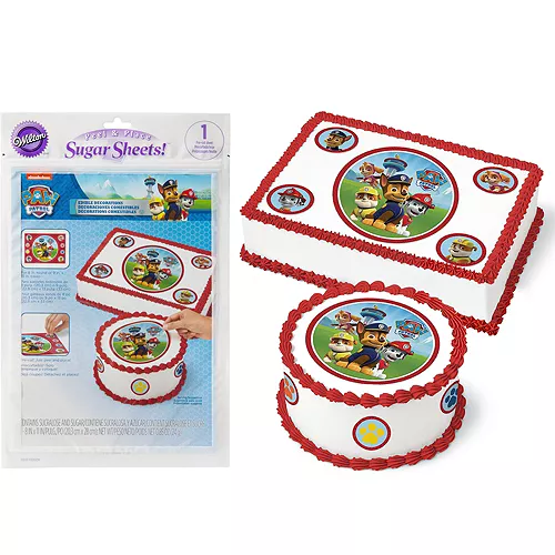 PartyCity Wilton PAW Patrol Sugar Sheet