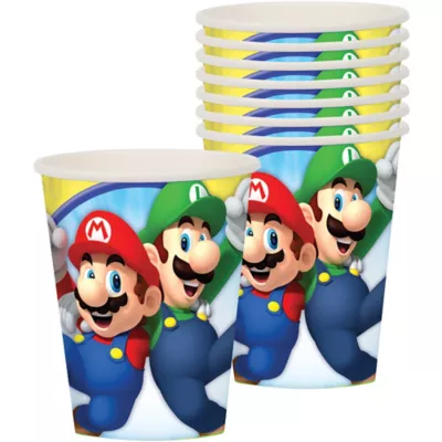 PartyCity Super Mario Cups 8ct