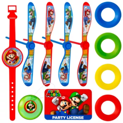 PartyCity Super Mario Favor Pack 100pc