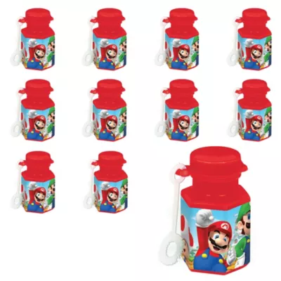 PartyCity Super Mario Mini Bubbles 48ct