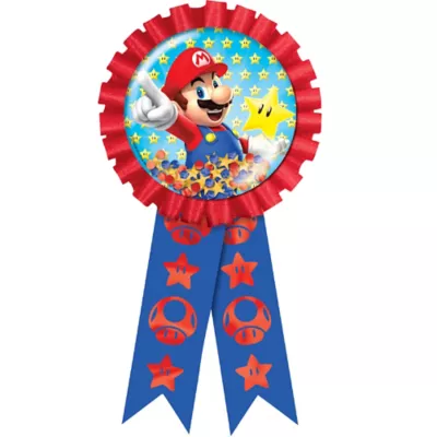 PartyCity Super Mario Award Ribbon