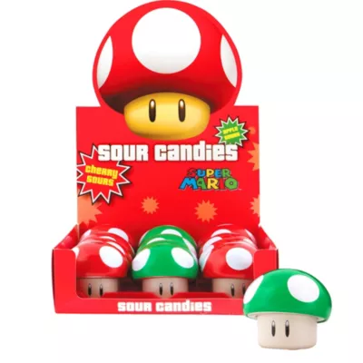 PartyCity Super Mario Mushroom Candy Containers 12ct