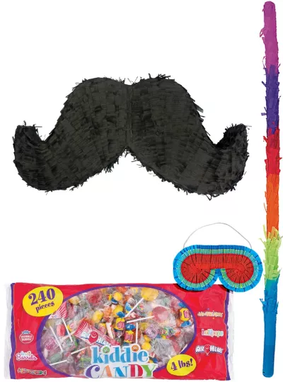 PartyCity Moustache Pinata Kit