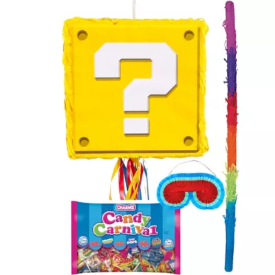 PartyCity Question Block Pinata Kit - Super Mario