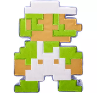 PartyCity 8-Bit Luigi Plush - Super Mario Brothers