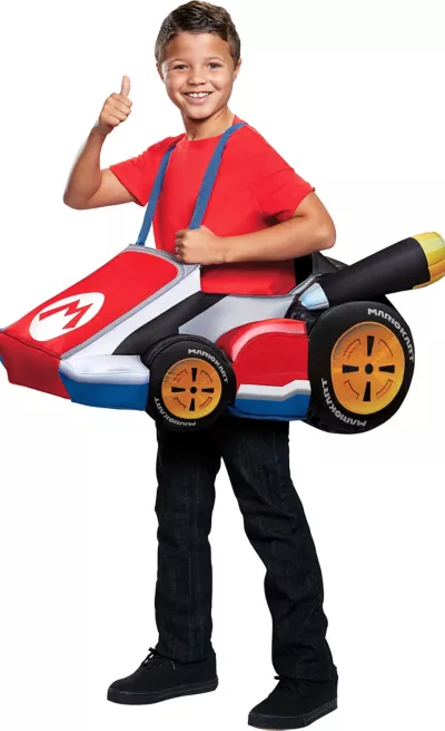 PartyCity Child Mario Kart Ride-On Costume