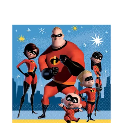 PartyCity Incredibles 2 Lunch Napkins 16ct