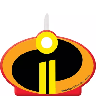 PartyCity Incredibles 2 Birthday Candle