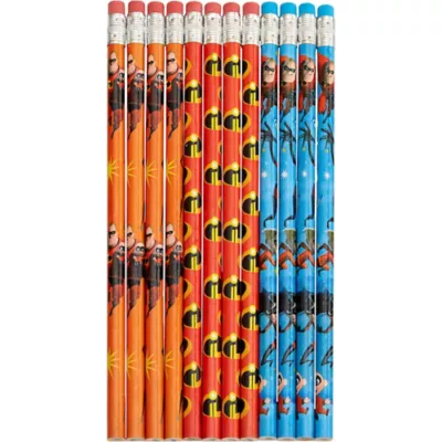 PartyCity Incredibles 2 Pencils 12ct