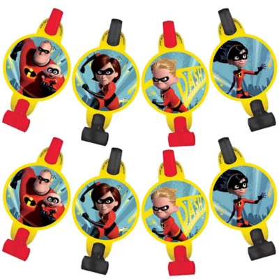 PartyCity Incredibles 2 Blowouts 8ct