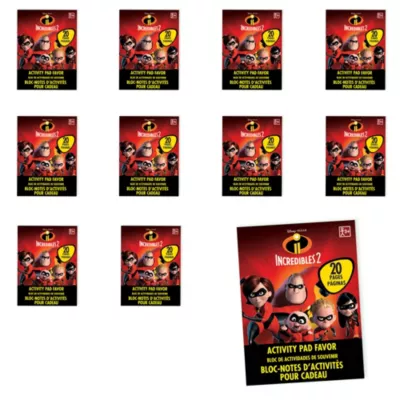  PartyCity Incredibles 2 Activity Pads 48ct