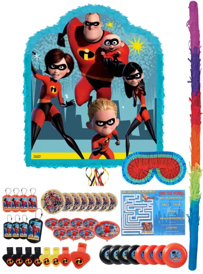 PartyCity Incredibles 2 Pinata Kit with Favors