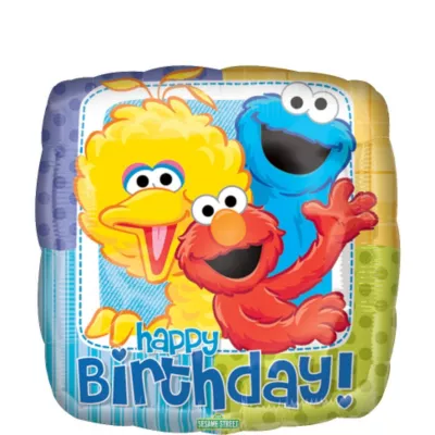 PartyCity Happy Birthday Sesame Street Balloon