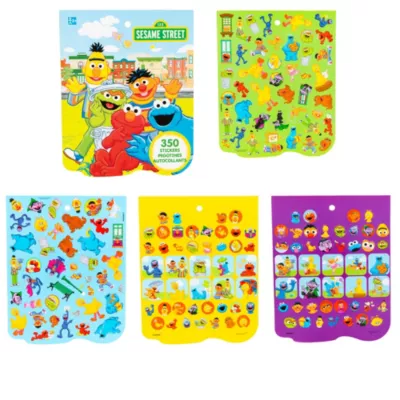  PartyCity Jumbo Sesame Street Sticker Book 8 Sheets