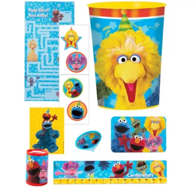 PartyCity Sesame Street Super Favor Kit for 8 Guests