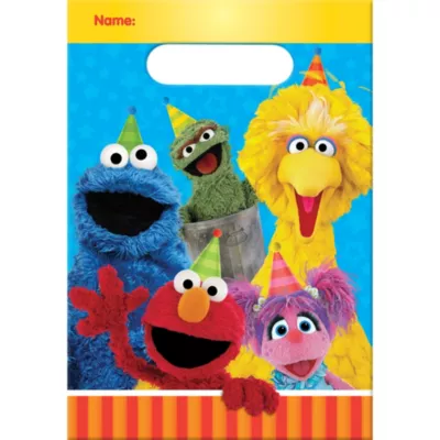 PartyCity Sesame Street Favor Bags 8ct