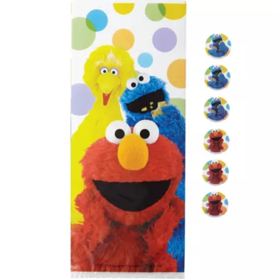 PartyCity Wilton Sesame Street Treat Bags 16ct