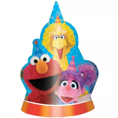 PartyCity Sesame Street Party Hats 8ct