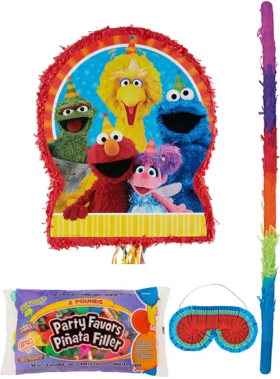 PartyCity Sesame Street Pinata Kit with Candy & Favors