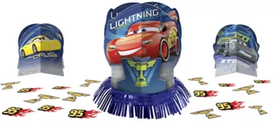  PartyCity Cars 3 Table Decorating Kit 23pc