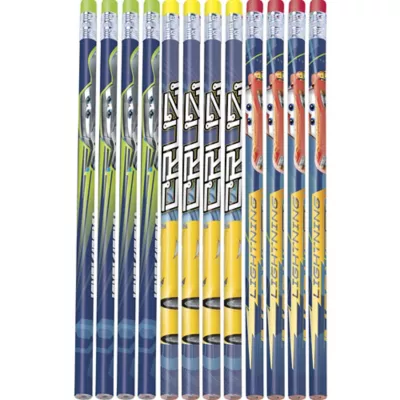  PartyCity Cars 3 Pencils 12ct